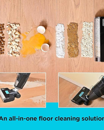 BLACK+DECKER Cordless Wet Dry Vacuum Cleaner and Mop