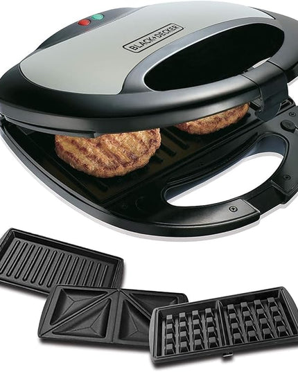 Black & Decker 3-in-1 Sandwich Maker, 750W