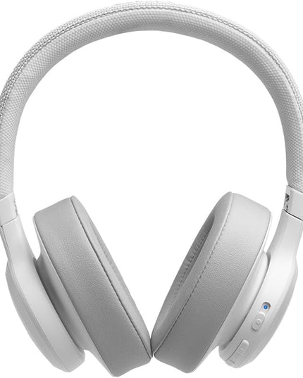 JBL Live 500BT Wireless Over-Ear Headphones with Voice Control (White)