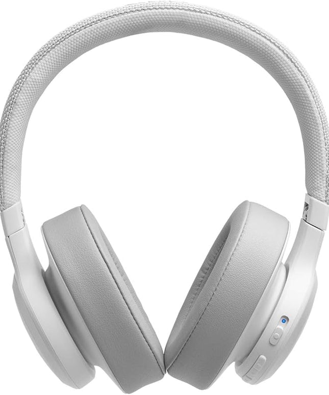 JBL Live 500BT Wireless Over-Ear Headphones with Voice Control (White)