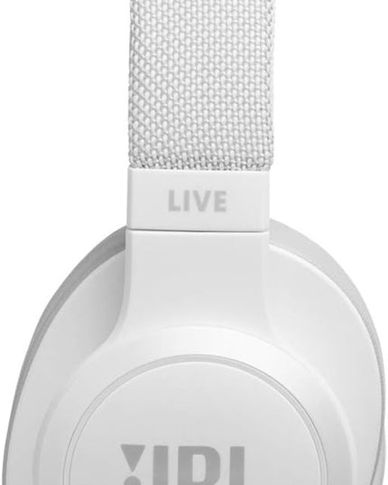 JBL Live 500BT Wireless Over-Ear Headphones with Voice Control (White)