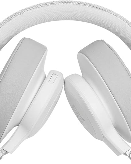 JBL Live 500BT Wireless Over-Ear Headphones with Voice Control (White)