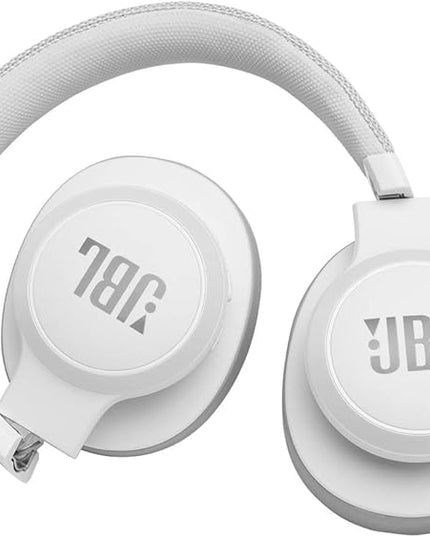 JBL Live 500BT Wireless Over-Ear Headphones with Voice Control (White)