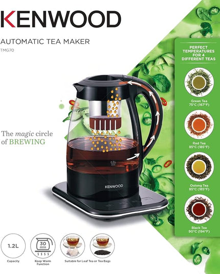 Kenwood 3-In-1 Electric Glass Kettle