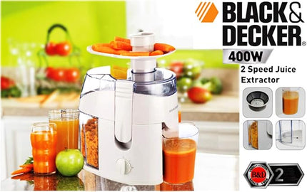 Black & Decker 400w 65mm juice extractor