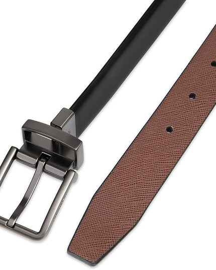 Calvin Klein Men's Smooth Leather Reversible Belt Smooth Leather Reversible Belt