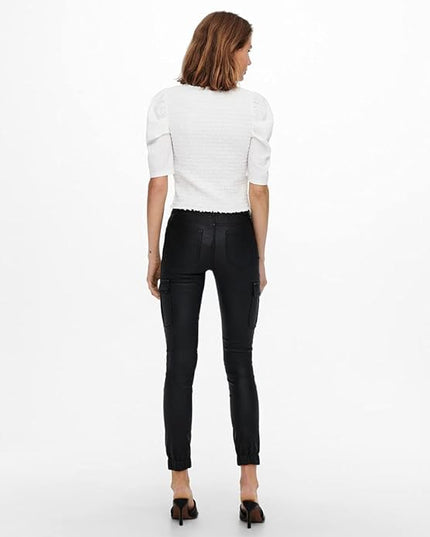 ONLY Women's Cargo Coated Pants