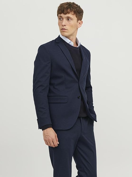 Jack & Jones Stretch Blazer, Navy,  54/56