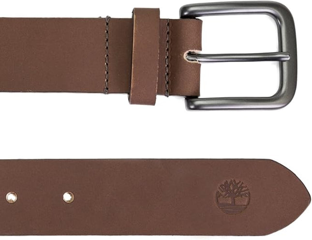 Timberland Men Classic Jean Belt, Light Brown, 32