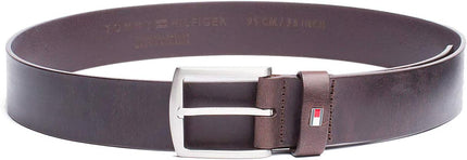 Tommy Hilfiger New Denton Belt, Dark Brown, 110