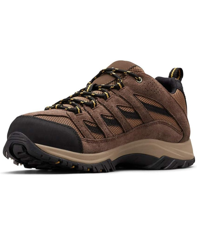 Columbia Mens Crestwood Hiking Shoe, Dark Brown, Baker, 12 US