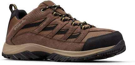Columbia Mens Crestwood Hiking Shoe, Dark Brown, Baker, 12 US
