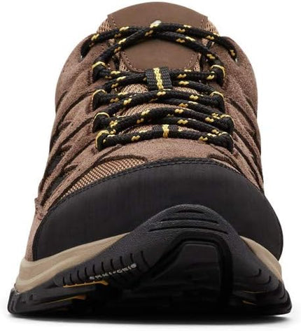 Columbia Mens Crestwood Hiking Shoe, Dark Brown, Baker, 12 US
