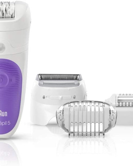 Braun Silk-Epil Wet & Dry Epilator With 4 Extras