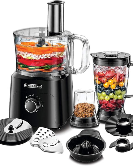 BLACK+DECKER 5-in-1 Food Processor, 750W