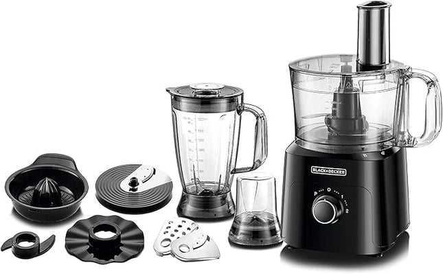 BLACK+DECKER 5-in-1 Food Processor, 750W