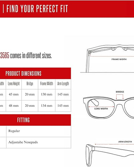 RayBan (RB3565) Polarized Sunglasses, 53/21