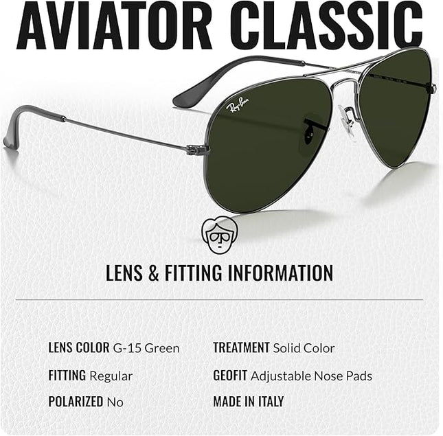 Ray Ban [3025] aviator sunglasses 55/14