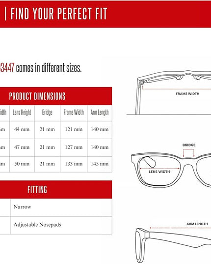 RayBan (RB3447) Round Sunglasses, 50/21