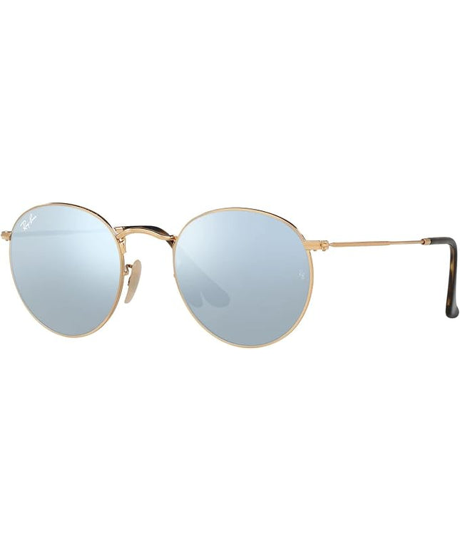 RayBan (RB3447-N) Round Metal, 50/21 -Mirrored Blue