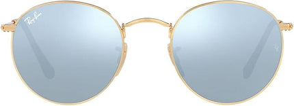 RayBan (RB3447-N) Round Metal, 50/21 -Mirrored Blue