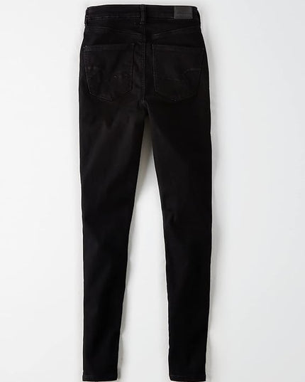 American Eagle Curvy Hi-Rise Jeans, Black 25W