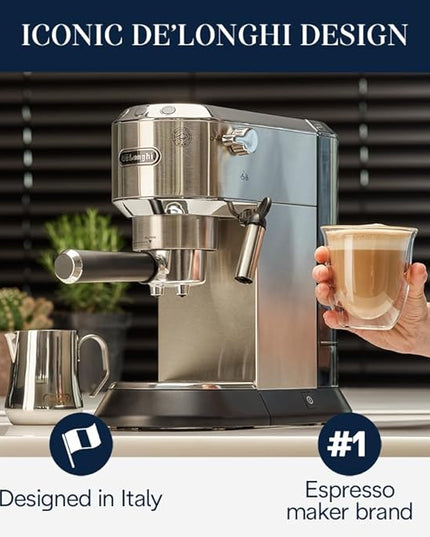 De'Longhi Dedica Pump Espresso Manual Coffee Machine