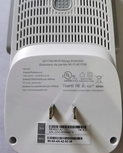 TP-Link AC1750 Dual Band Wi-Fi Range-Extender