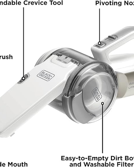 BLACK+DECKER Dustbuster Pivot Cordless Vacuum Cleaner