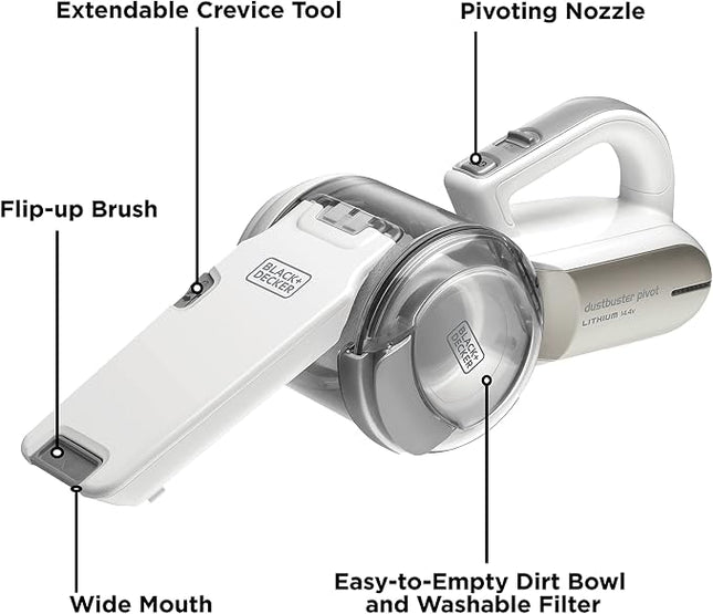 BLACK+DECKER Dustbuster Pivot Cordless Vacuum Cleaner