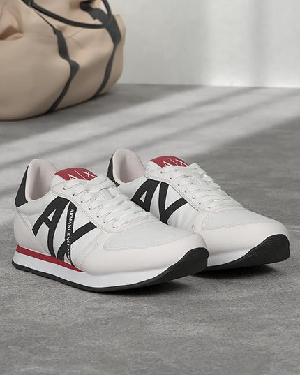 A|X Armani Exchange Lace Up Logo Sneaker