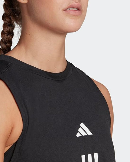 adidas Train Cotton Crop Tank, S
