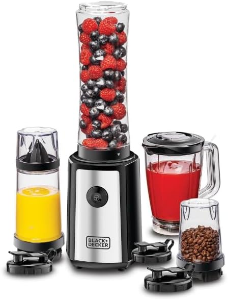 BLACK+DECKER 4-in-1 Personal Compact Sports Blender