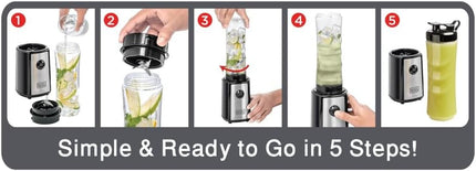 BLACK+DECKER 4-in-1 Personal Compact Sports Blender