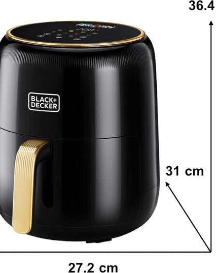 BLACK+DECKER 8-in-1 Digital Air Fryer, 4.5L