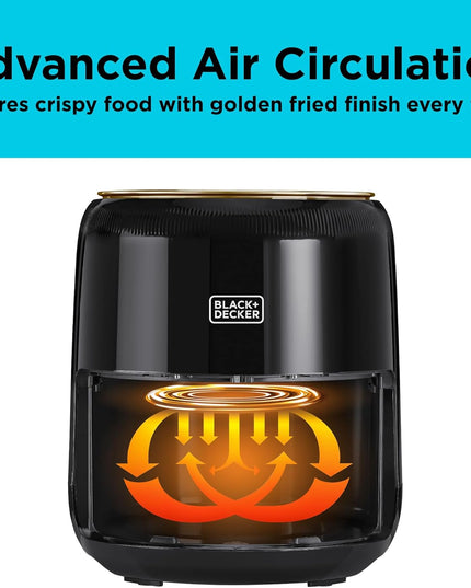 BLACK+DECKER 8-in-1 Digital Air Fryer, 4.5L
