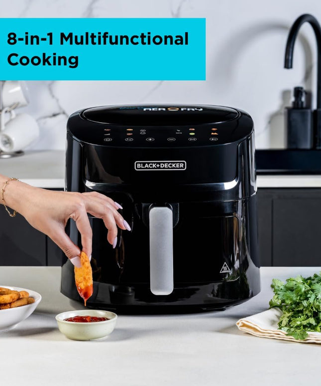 BLACK+DECKER 8-in-1 Digital Air Fryer, 7.2L
