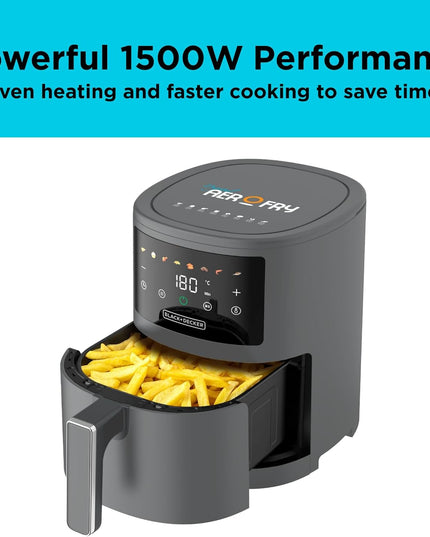 BLACK+DECKER 8 in 1 Digital Air Fryer, 3.5L