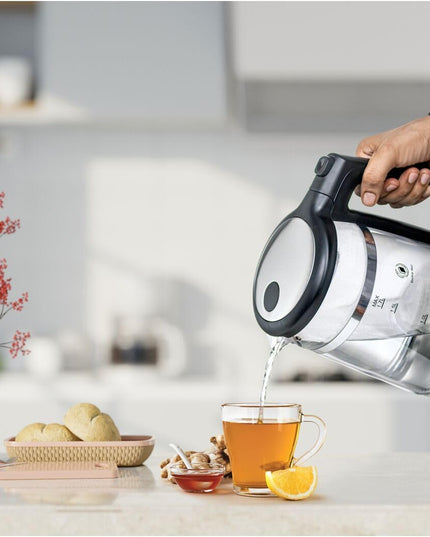 BLACK+DECKER 1.7L Glass Kettle, 2200W