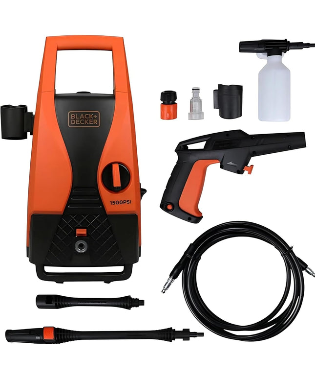 BLACK+DECKER Pressure Washer, 105 Bar