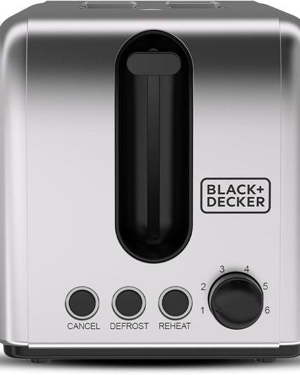 BLACK+DECKER Toaster, 2-Slice, 1050W