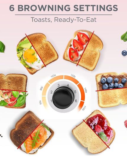 BLACK+DECKER Toaster, 2-Slice, 1050W