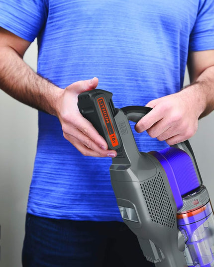 Black + Decker 4-in-1 Cordless Stick Vacuum Cleaner, 18V