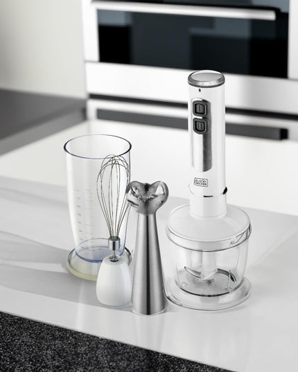 Black&Decker Stainless Steel Stem Hand Blender, 400W