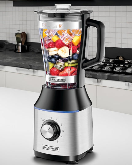 Black & Decker Blender with Glass Jar, 700W