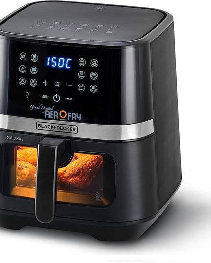 Black&Decker Digital 12-in-1 Air Fryer, 1800W
