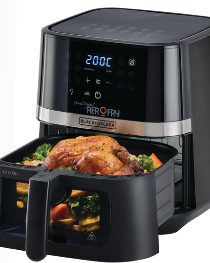 Black&Decker Digital 12-in-1 Air Fryer, 1800W