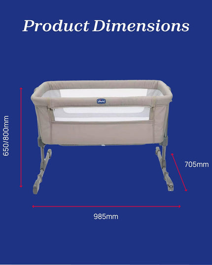 Chicco Next2Me Essential Co-Sleeping Crib 0-6m