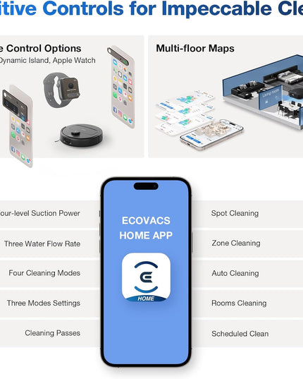 ECOVACS DEEBOT N30 Omni Robot Vacuum and Mop