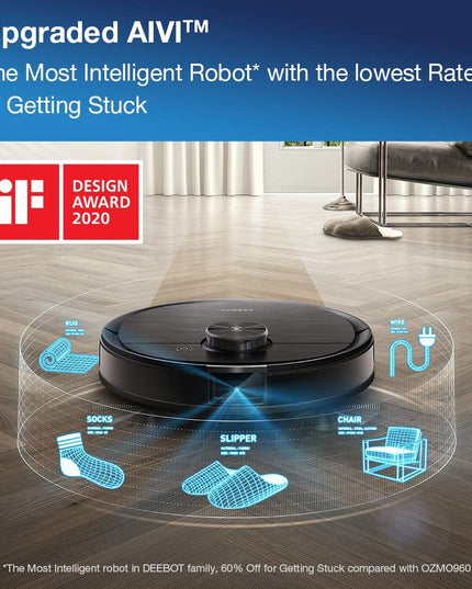 ECOVACS DEEBOT OZMO T8 AIVI Robot Vacuum Cleaner